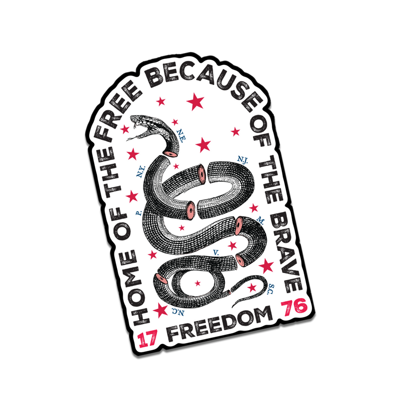 Because of the Brave Decal