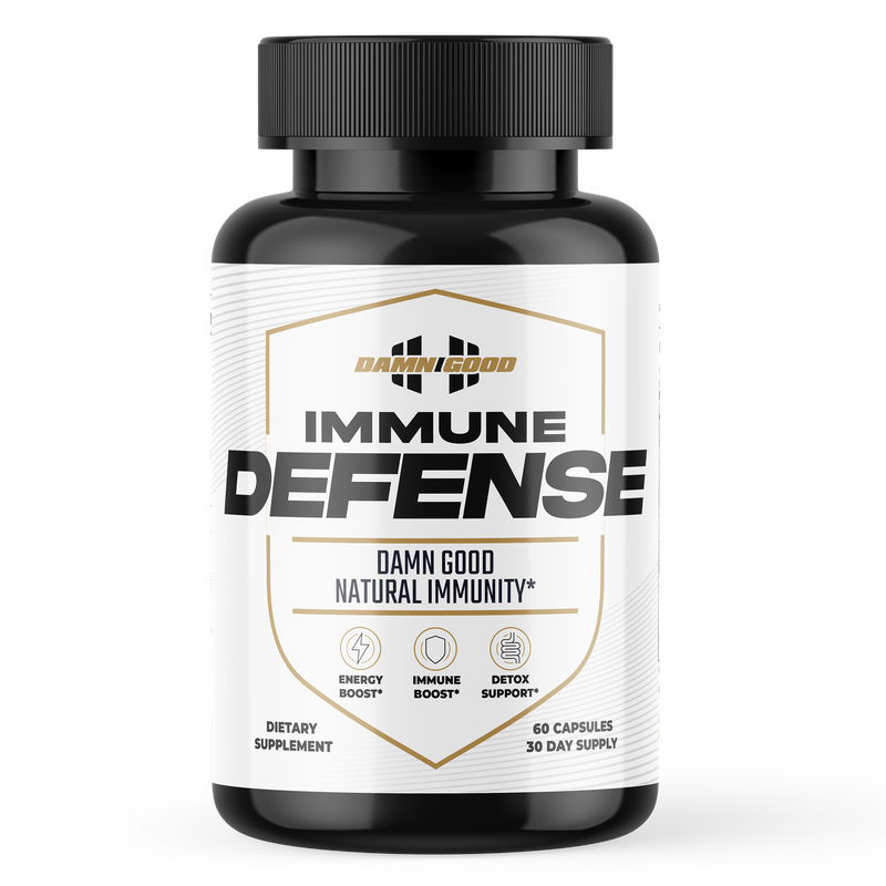 Damn Good™ Immune Defense - Detox & Vitality Support - 60 Capsules (30 Servings)