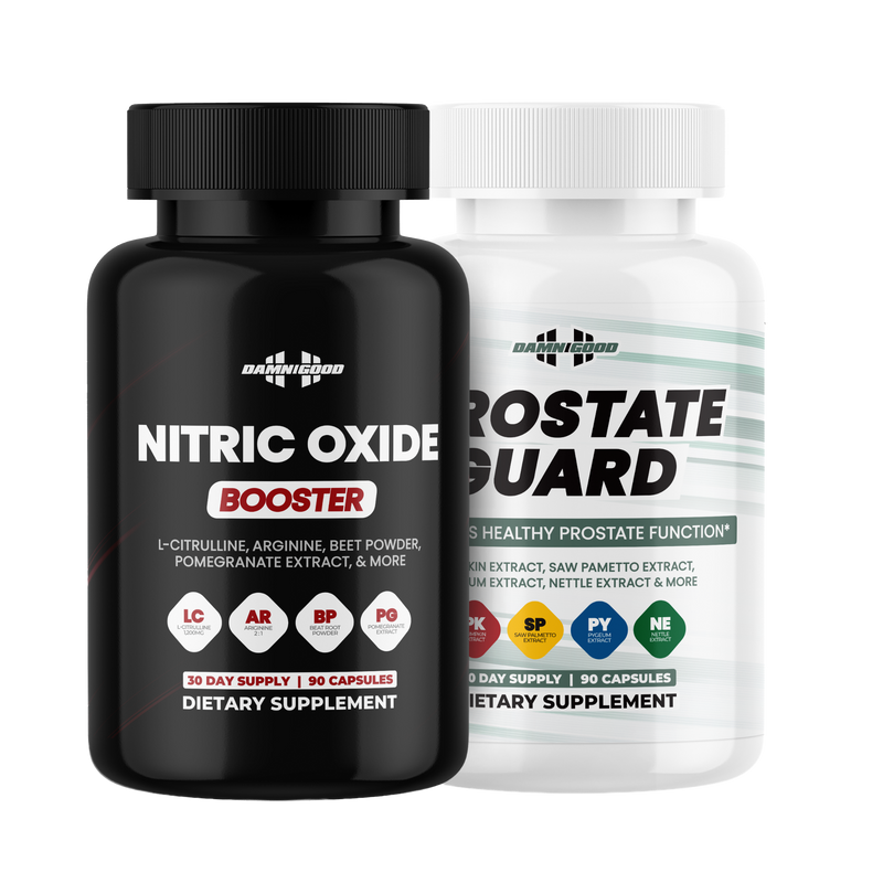 Damn Good™ Men's Health Bundle - Full Body Power Stack - 180 Capsules (30 Day Stack)