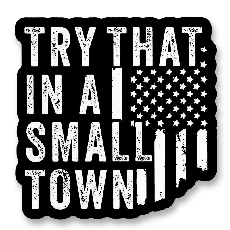 Try That In A Small Town Decal
