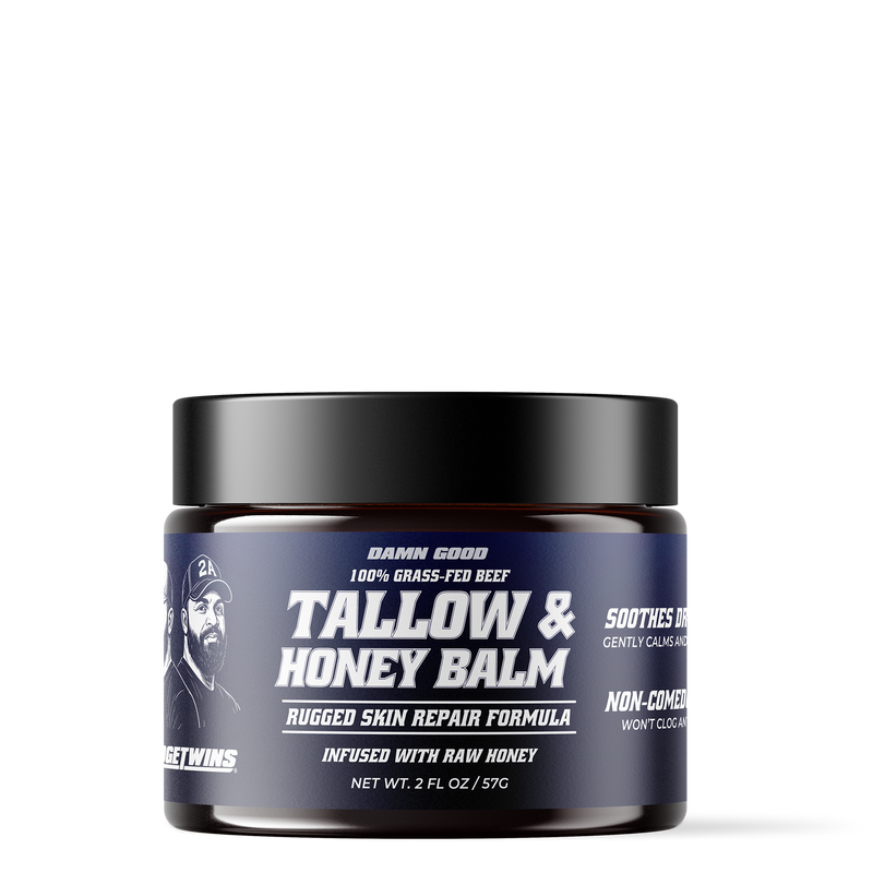 Damn Good™ Grass-Fed Beef Tallow & Raw Honey Balm - Skin Repair Formula (57g)